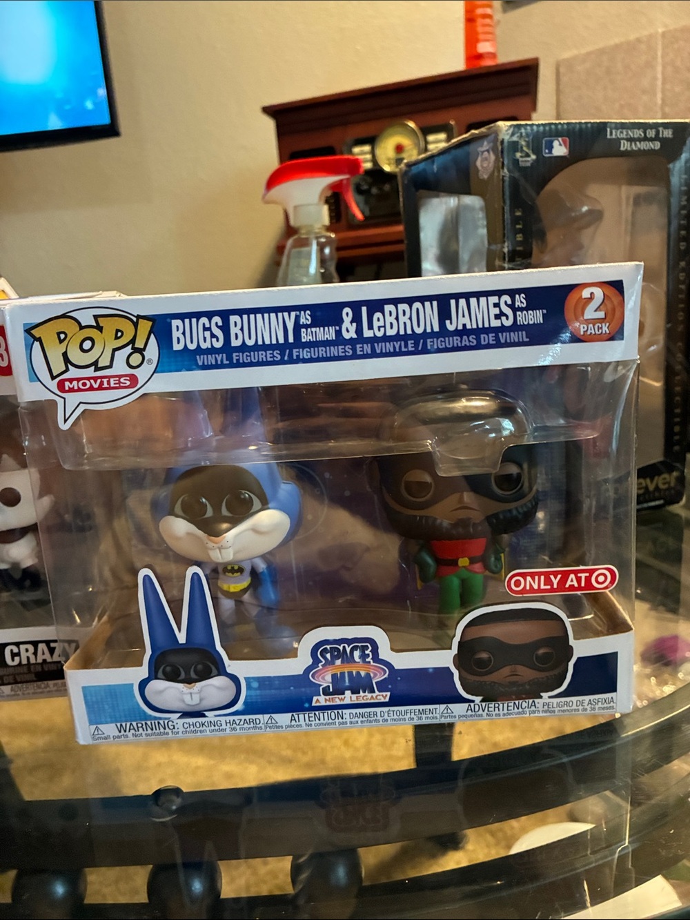 Bugs bunny and Lebron james space jam funko pop